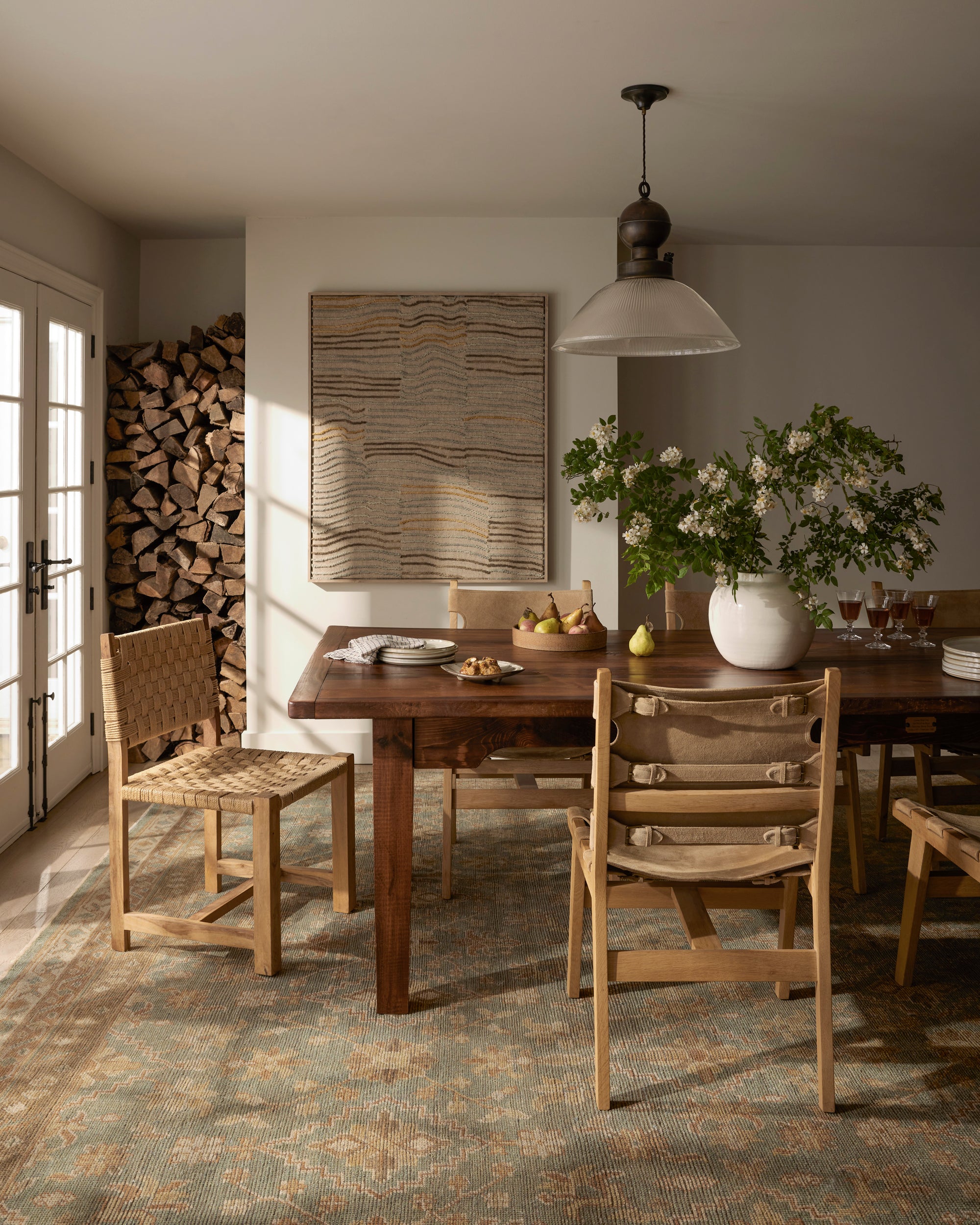 HEIRLOOM AQUA-TERRACOTTA RUG/RUNNER