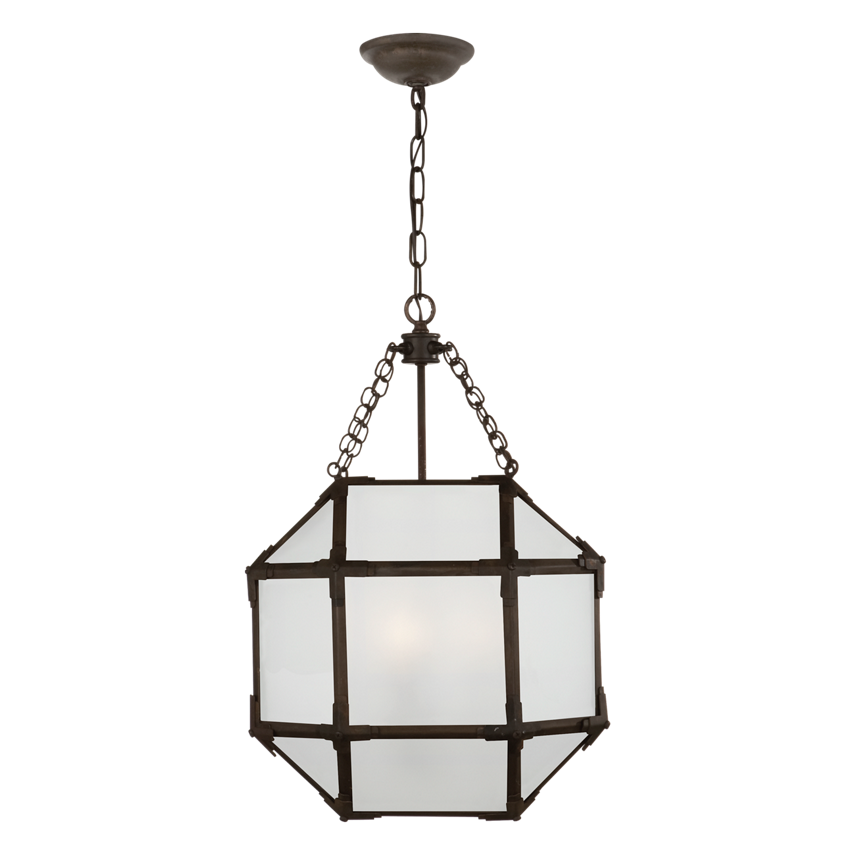 Morris Small Lantern, Antique Zinc, duvallatelier.com