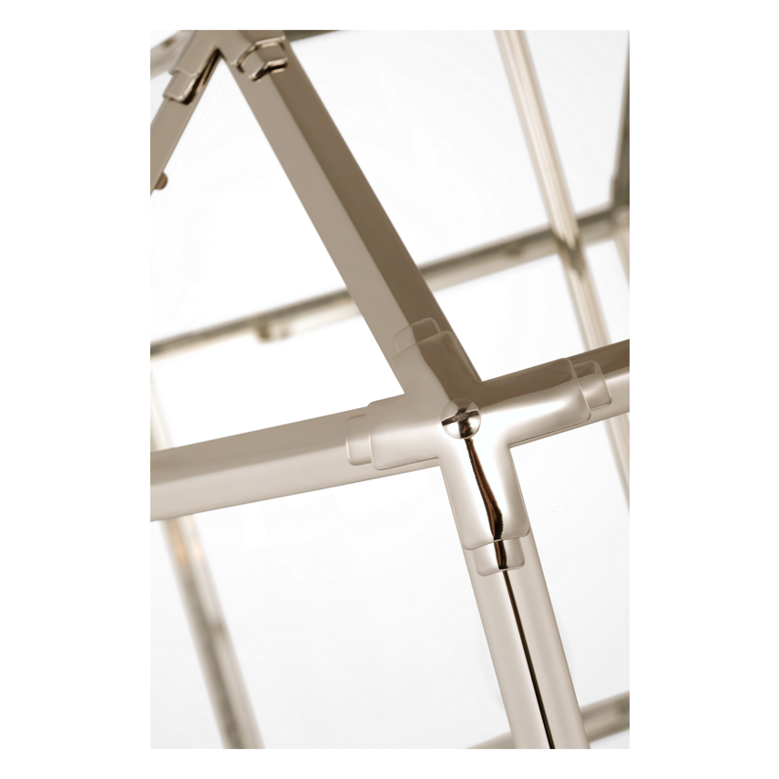 Morris Lantern Polished Nickle, duvallatelier.com