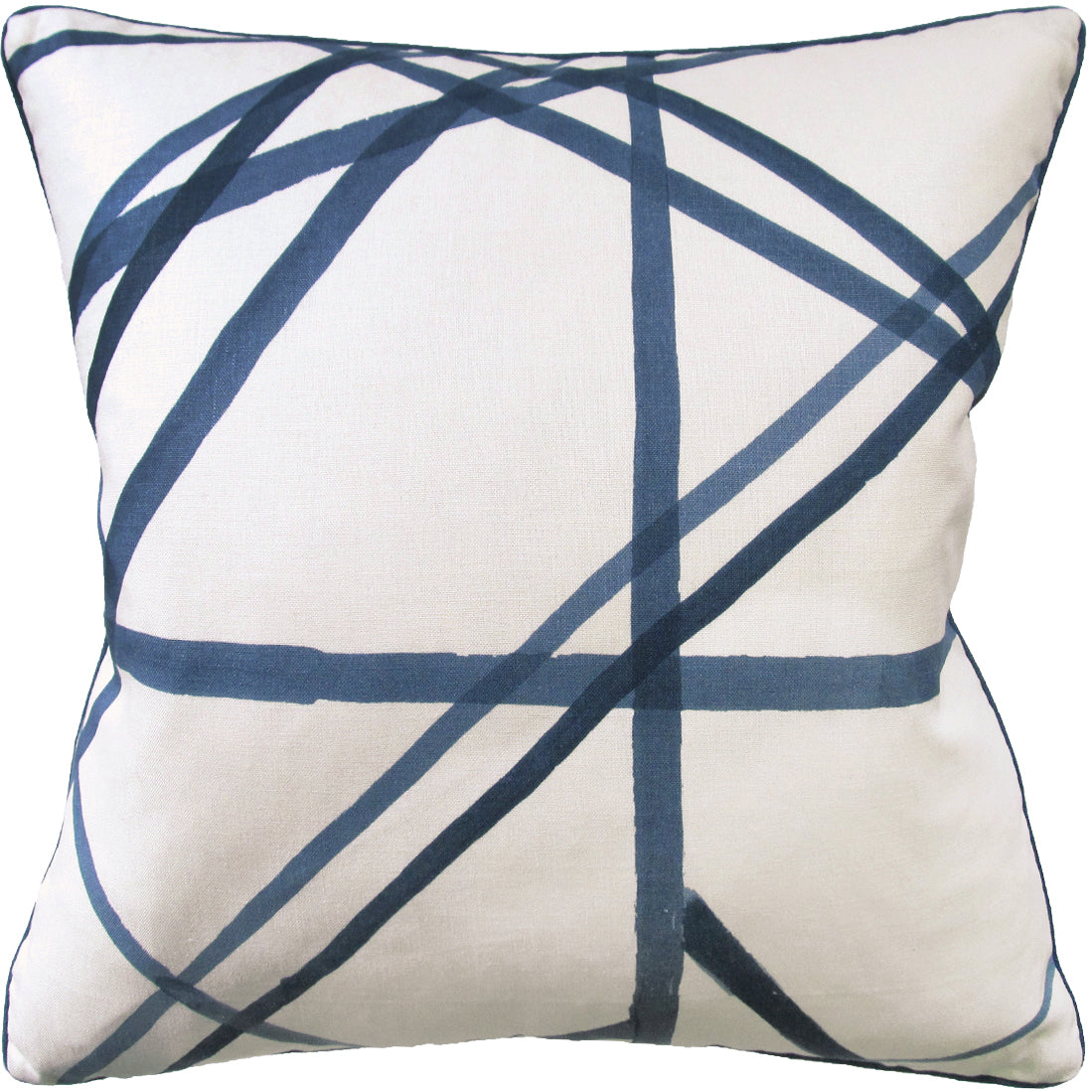 22X22 CHANNELS PERIWINKLE PILLOW