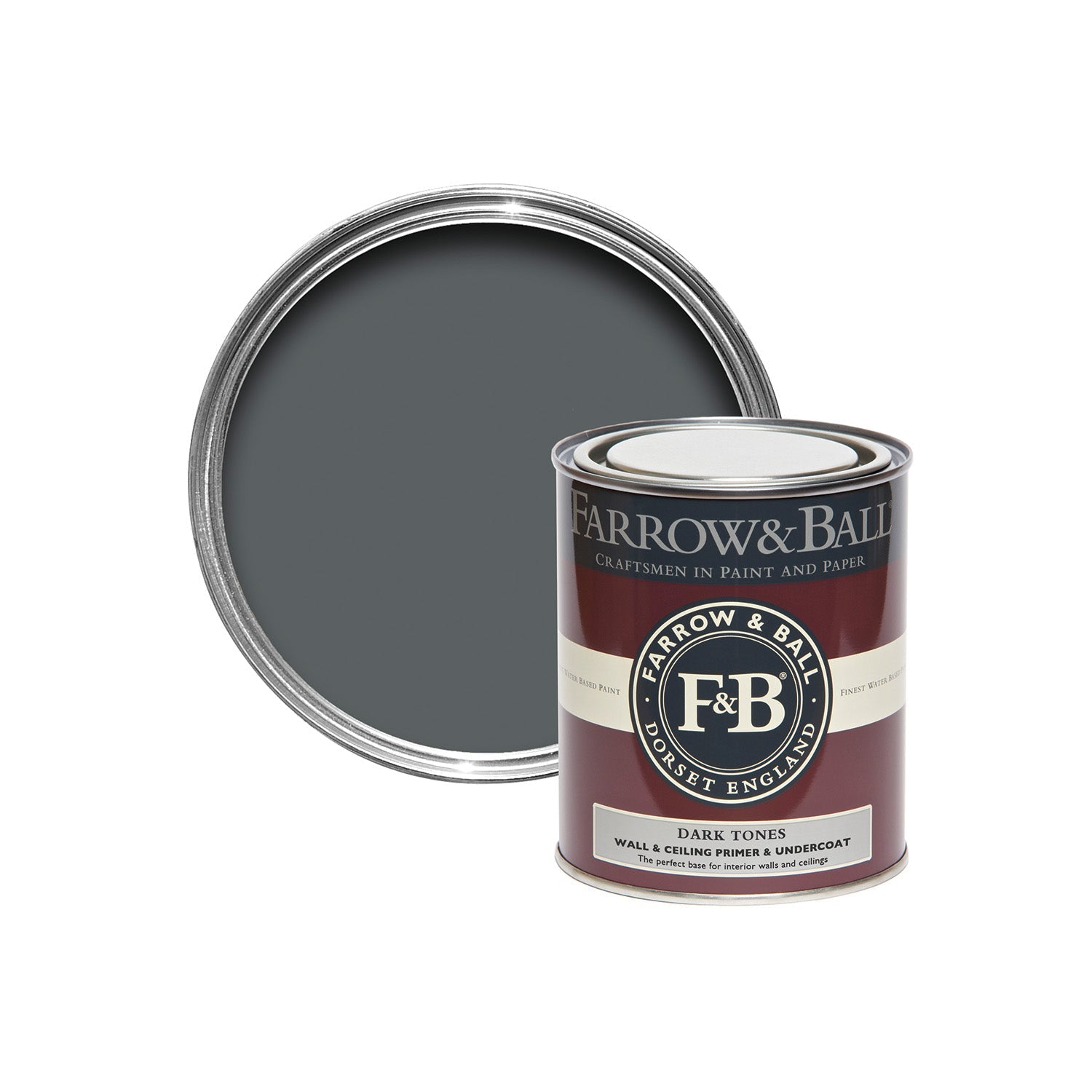 Farrow & Ball Dark tones wall and ceiling primer and undercoat, duvallatelier.com