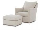 Jamestown Swivel in Black Boucle