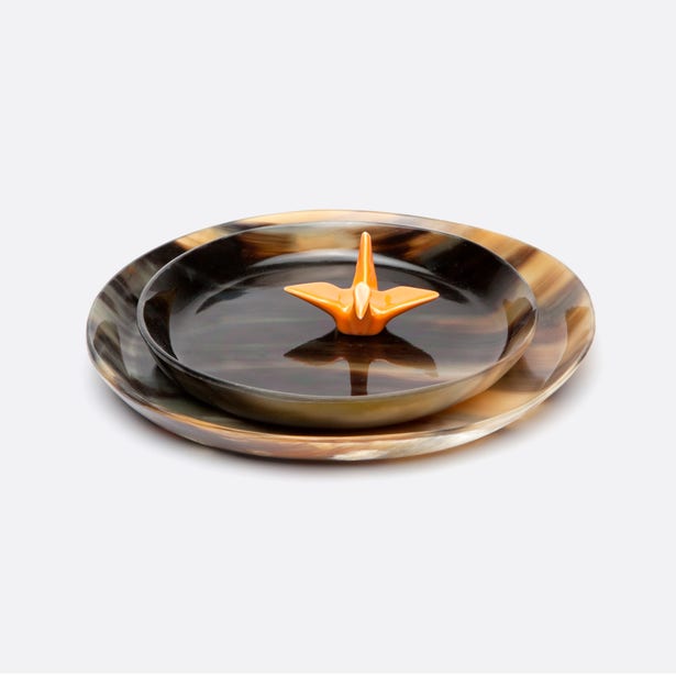 LEWES ROUND TRAYS SET OF 2