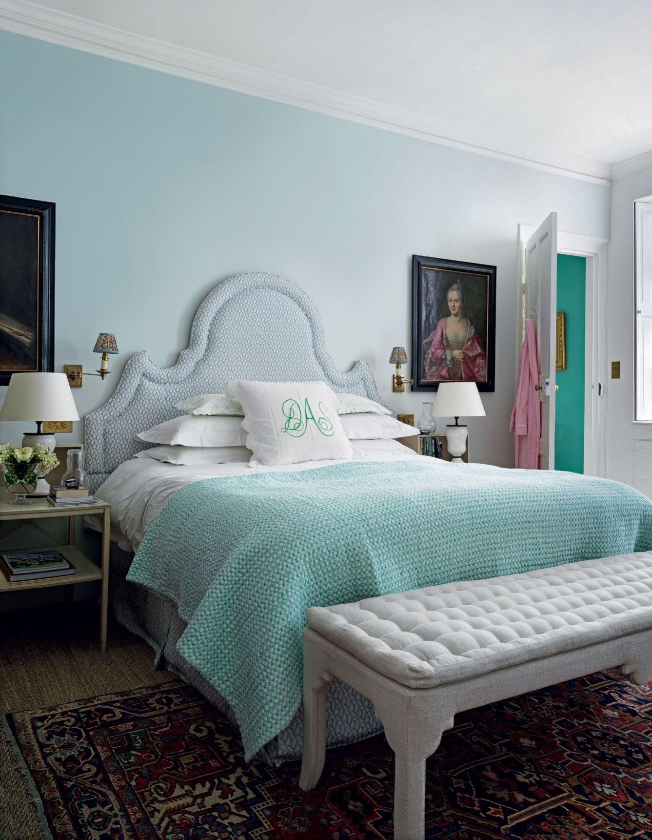 Farrow & Ball Pavilion Blue No. 252 paint, duvallatelier.com