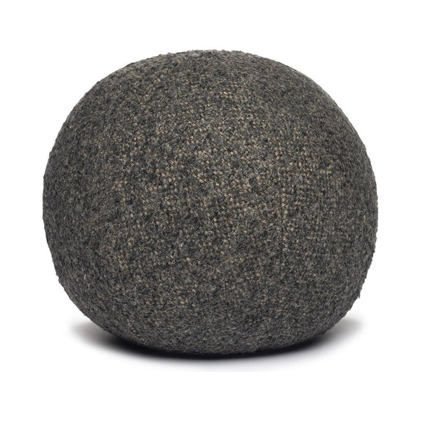 10" SPHERE PILLOW IN SOFT OATMEAL FABRIC