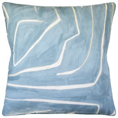 22X22 GRAFFITO DEEP SKY PILLOW