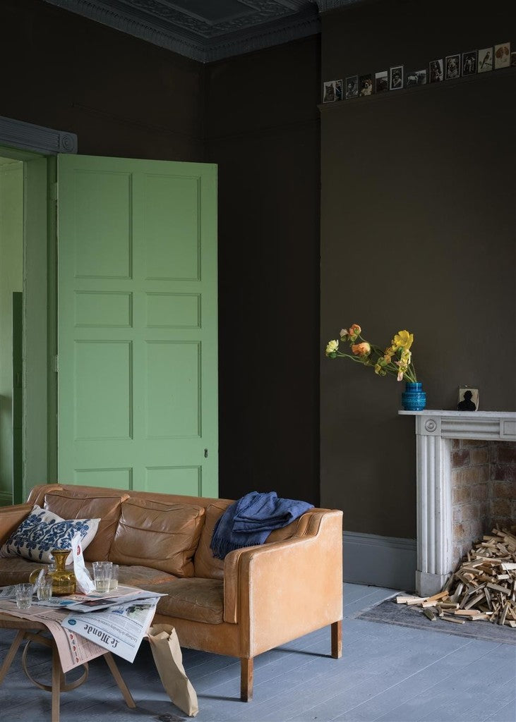 Farrow & Ball Salon Drab No. 290 paint, duvallatelier.com