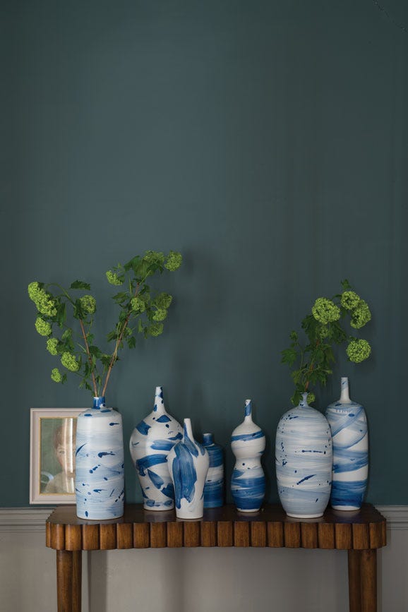 Farrow & Ball Inchyra Blue No. 289 paint, duvallatelier.com