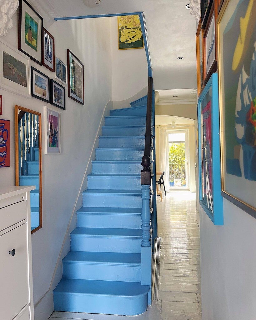 Farrow & Ball Bay Area Blue No. 9815 paint, duvallatelier.com