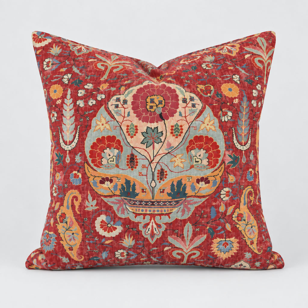 ATELIER COLLECTION PILLOW- DARYA GRENAT PILLOW, duvallatelier.com