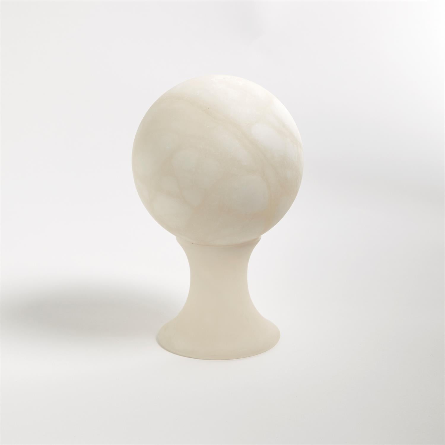 ALABASTER SPHERE STAND LG
