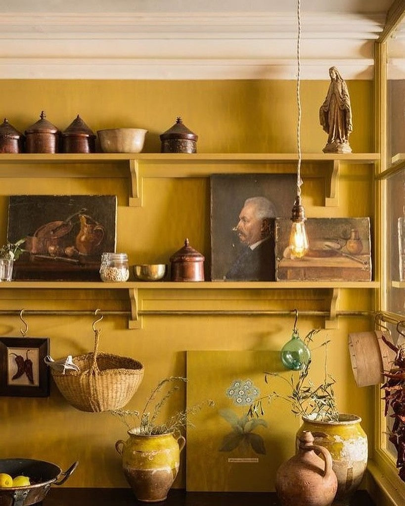 Farrow & Ball India Yellow No. 66 paint, duvallatelier.com