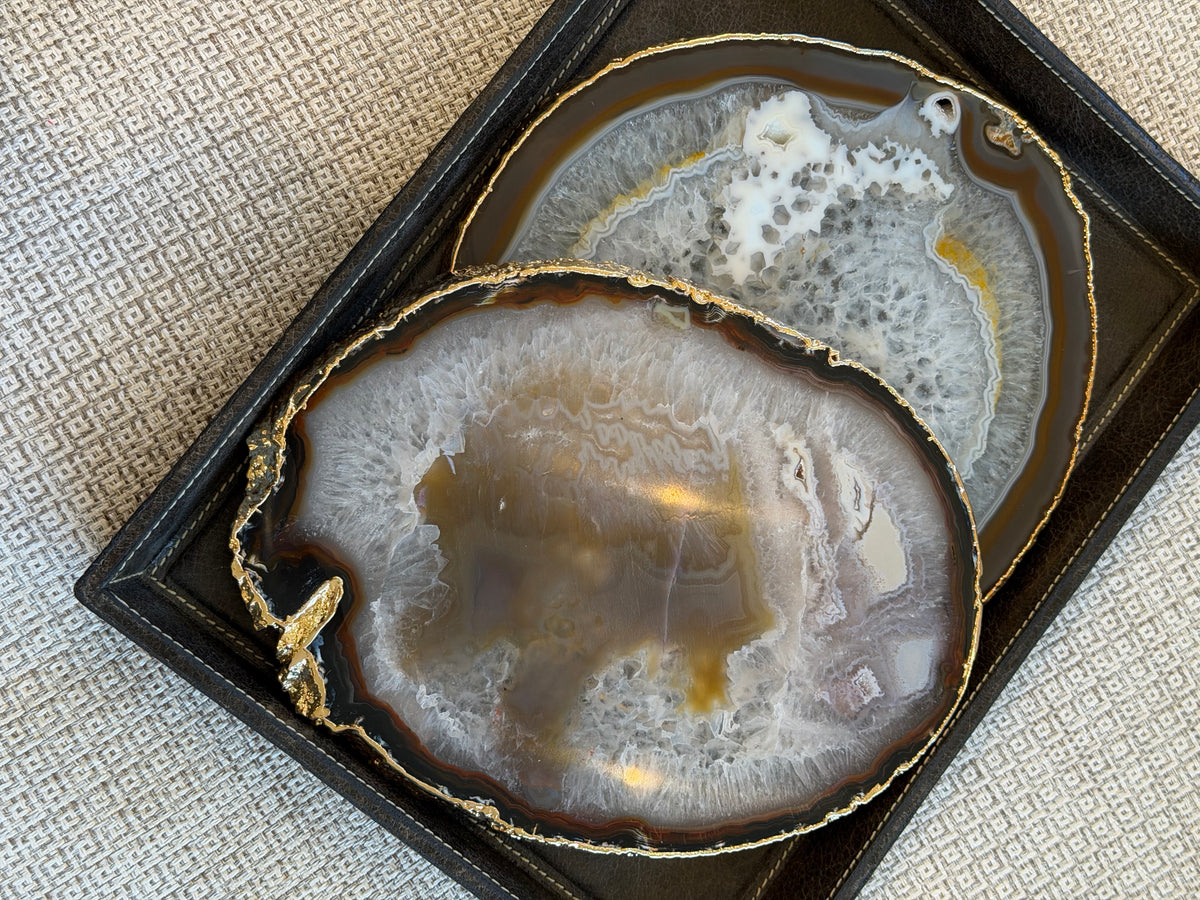 LUMINO AGATE PLATTER, duvallatelier.com