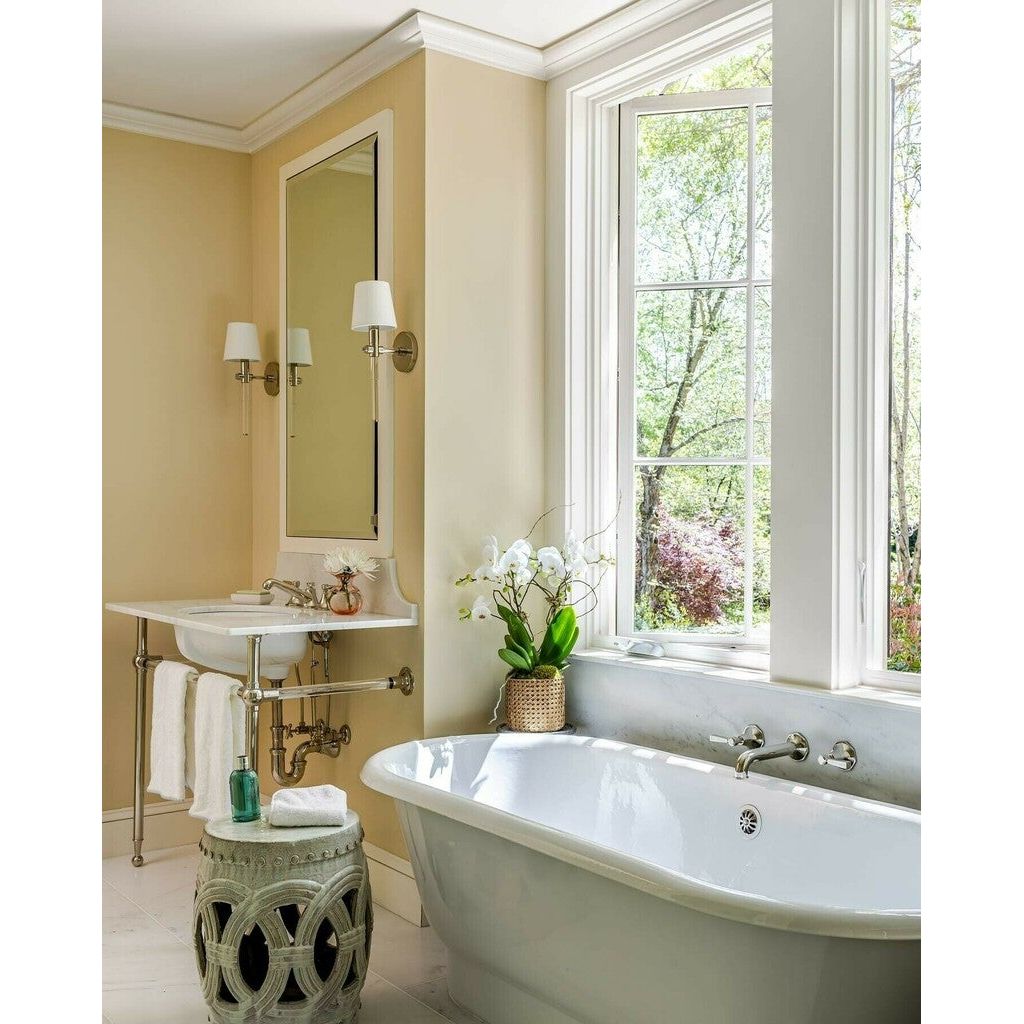 Farrow & Ball Orange Coloured White No. W5 paint, duvallatelier.com