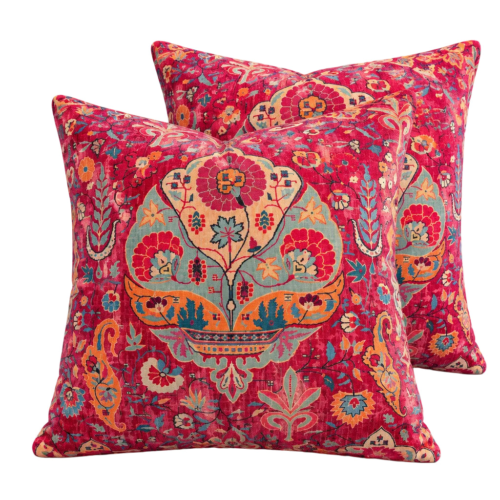 ATELIER COLLECTION PILLOW- DARYA GRENAT PILLOW, duvallatelier.com