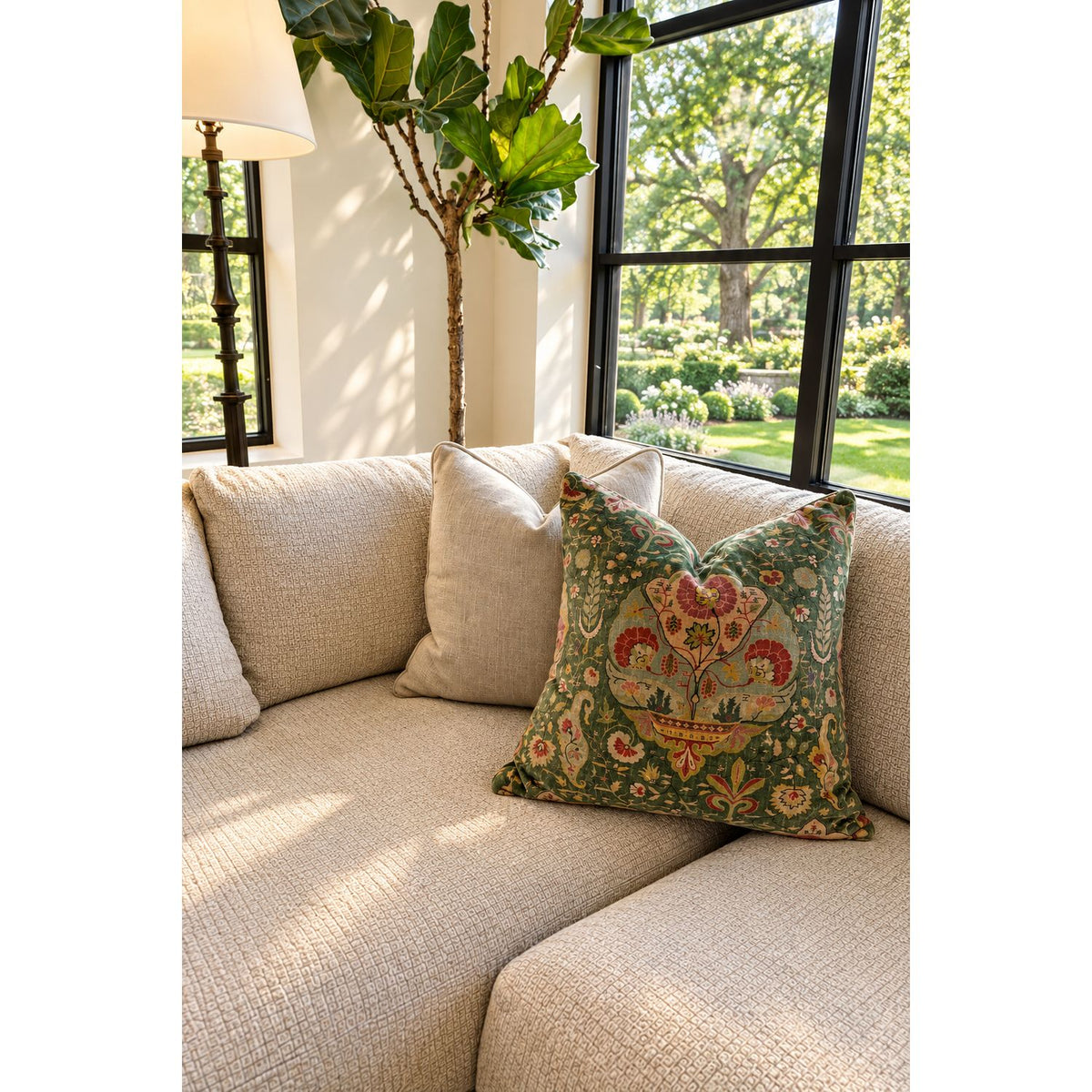 ATELIER COLLECTION PILLOW- DARYA FLORET PILLOW, duvallatelier.com