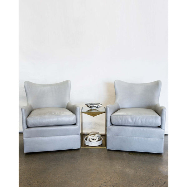 PEYTON SWIVEL CHAIR - Giles Steel Grey