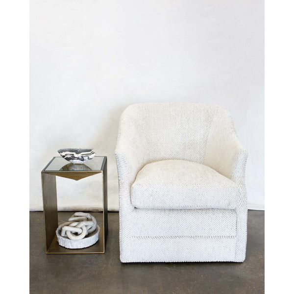 STOWE SWIVEL CHAIR in Soft Chenille