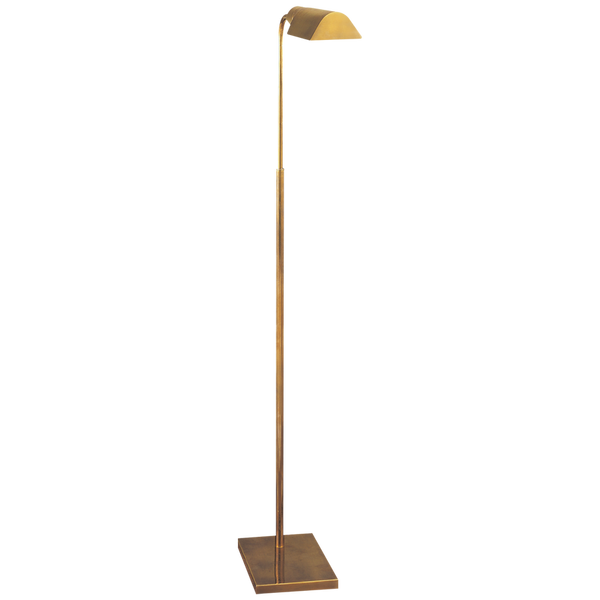 Studio Adjustable Floor Lamp - Antique Brass