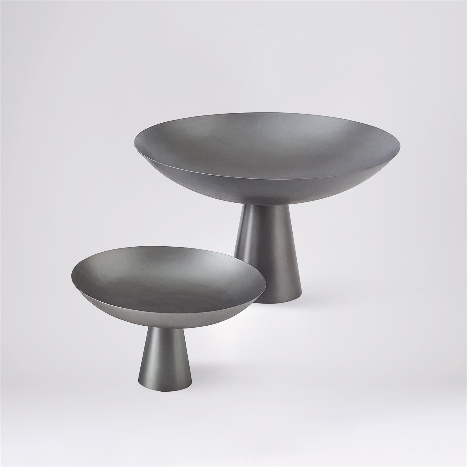 FONTANA COMPOTE GUNMETAL LG