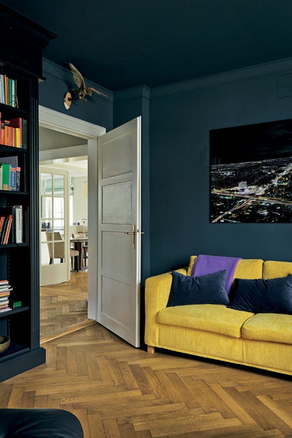 Farrow & Ball Hague Blue No. 30 paint, duvallatelier.com