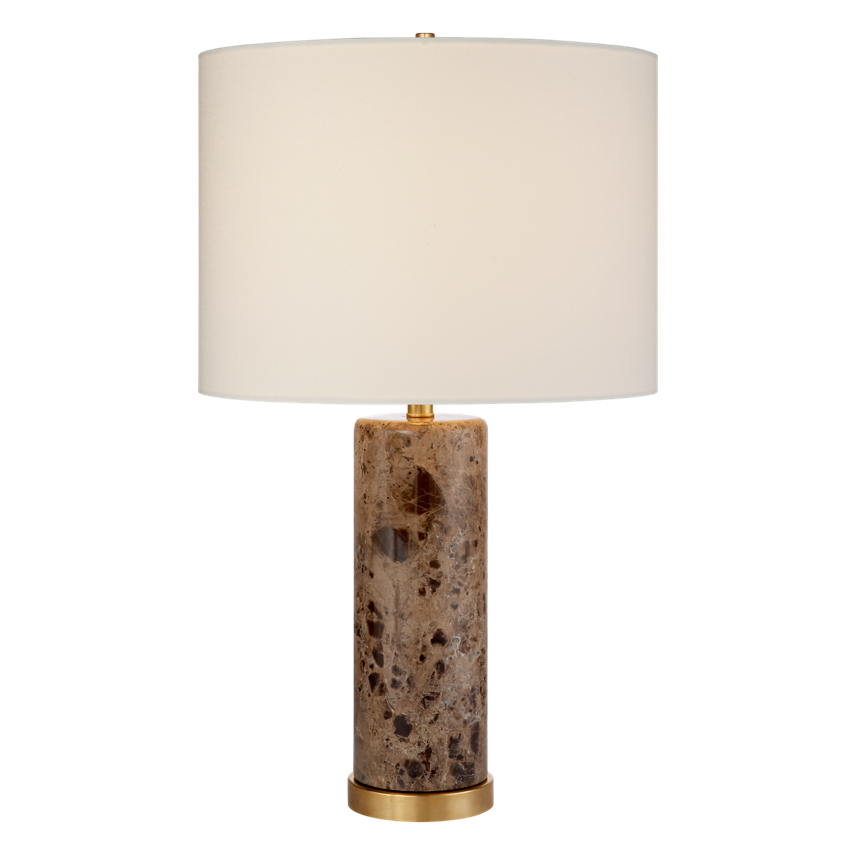 CLIFF TABLE LAMP WITH LINEN SHADE, duvallatelier.com