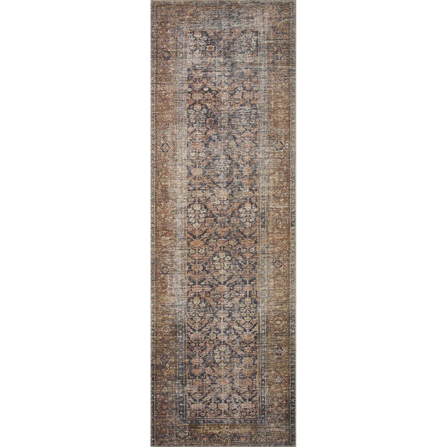 BILLIE INK-SALMON RUG, duvallatelier.com