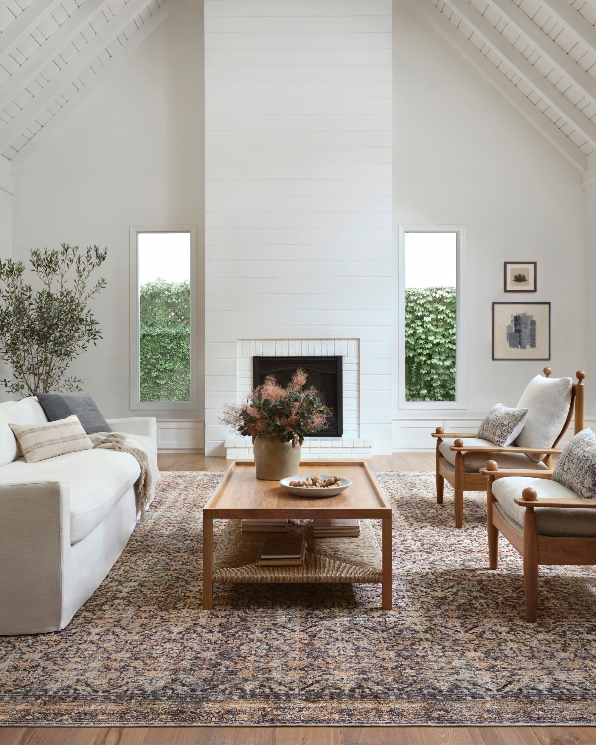 BILLIE INK-SALMON RUG, duvallatelier.com