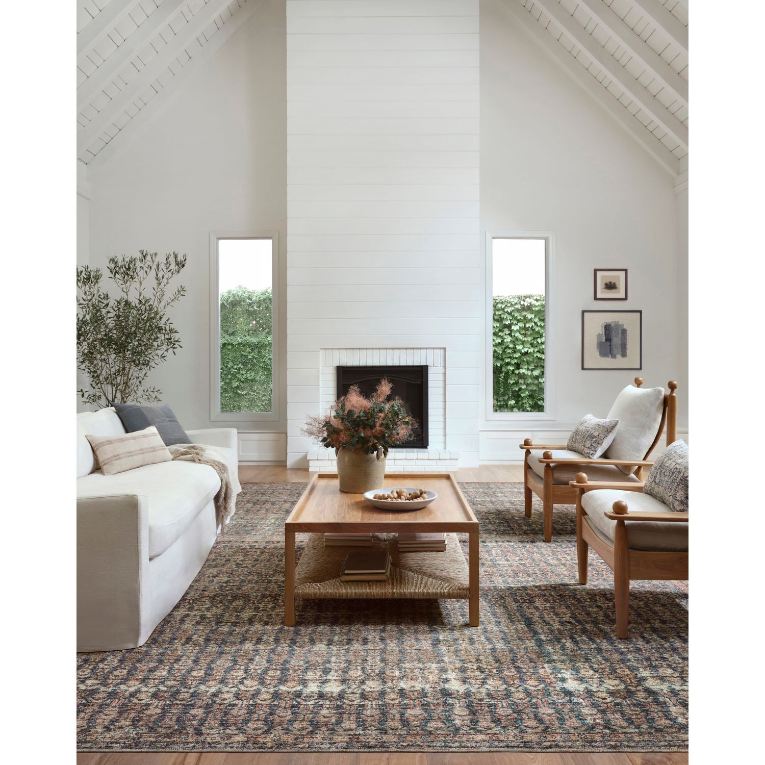 BILLIE OCEAN-BRICK RUG, duvallatelier.com