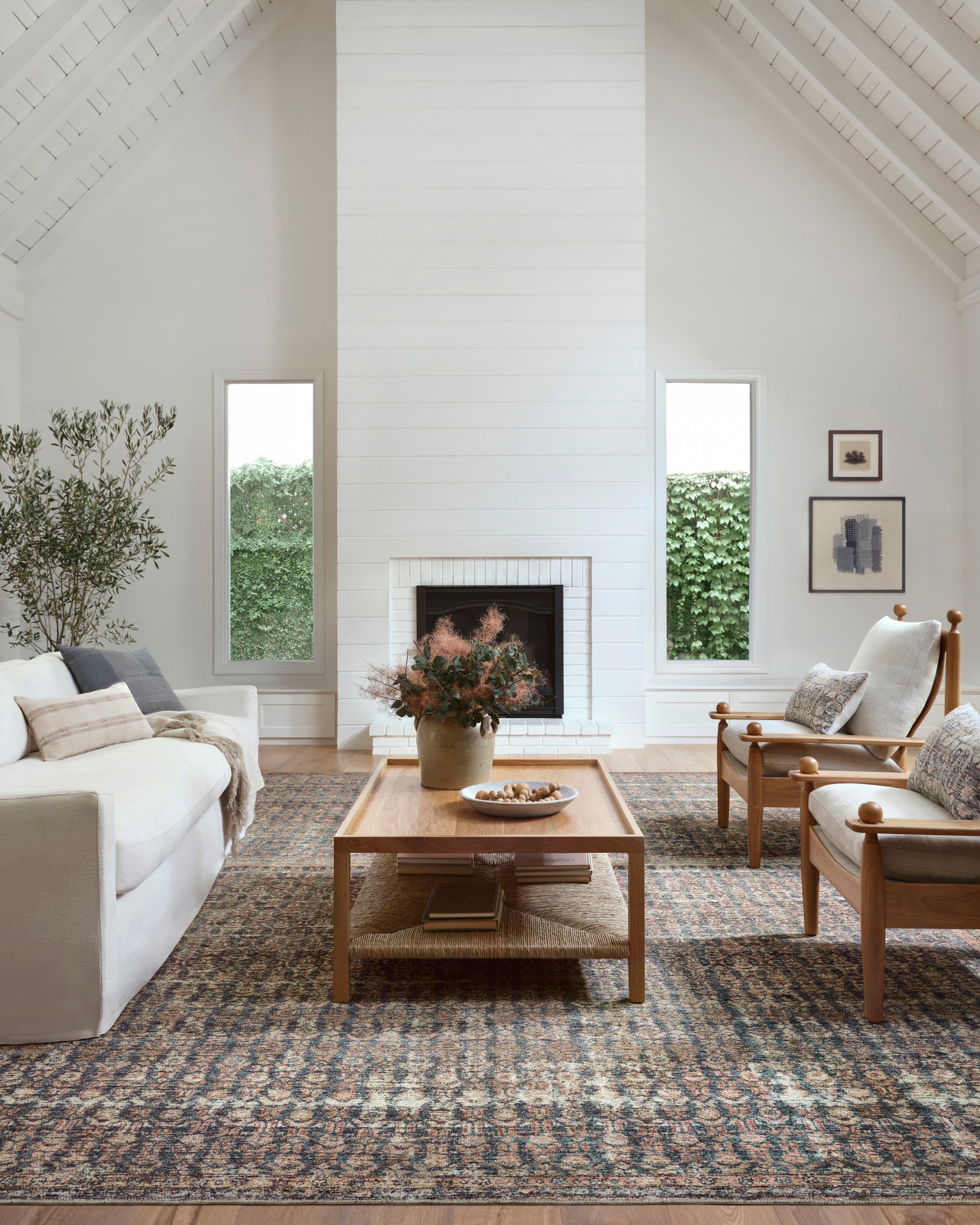 BILLIE OCEAN-BRICK RUG, duvallatelier.com