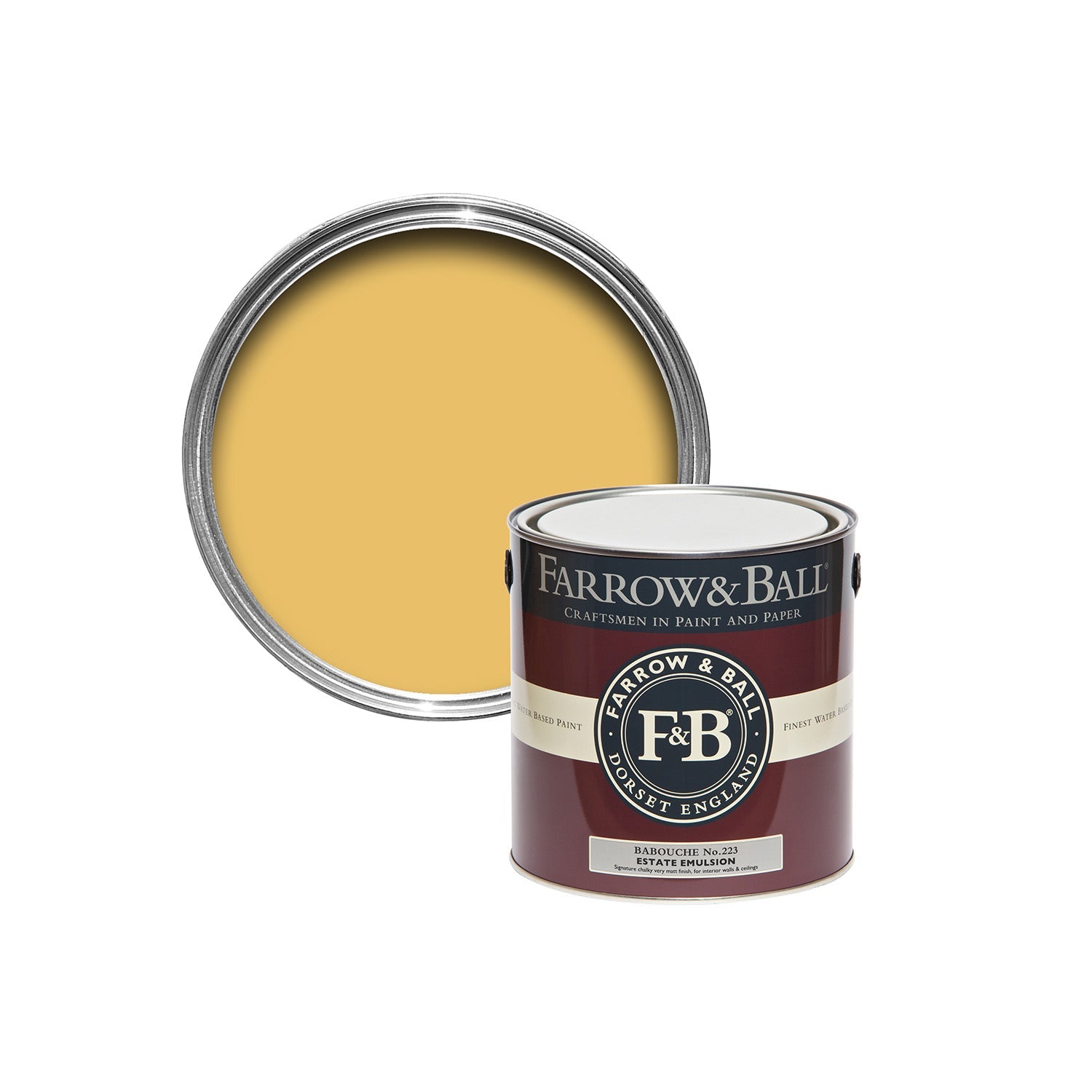 Farrow & Ball Babouche No. 223 paint sample, duvallatelier.com