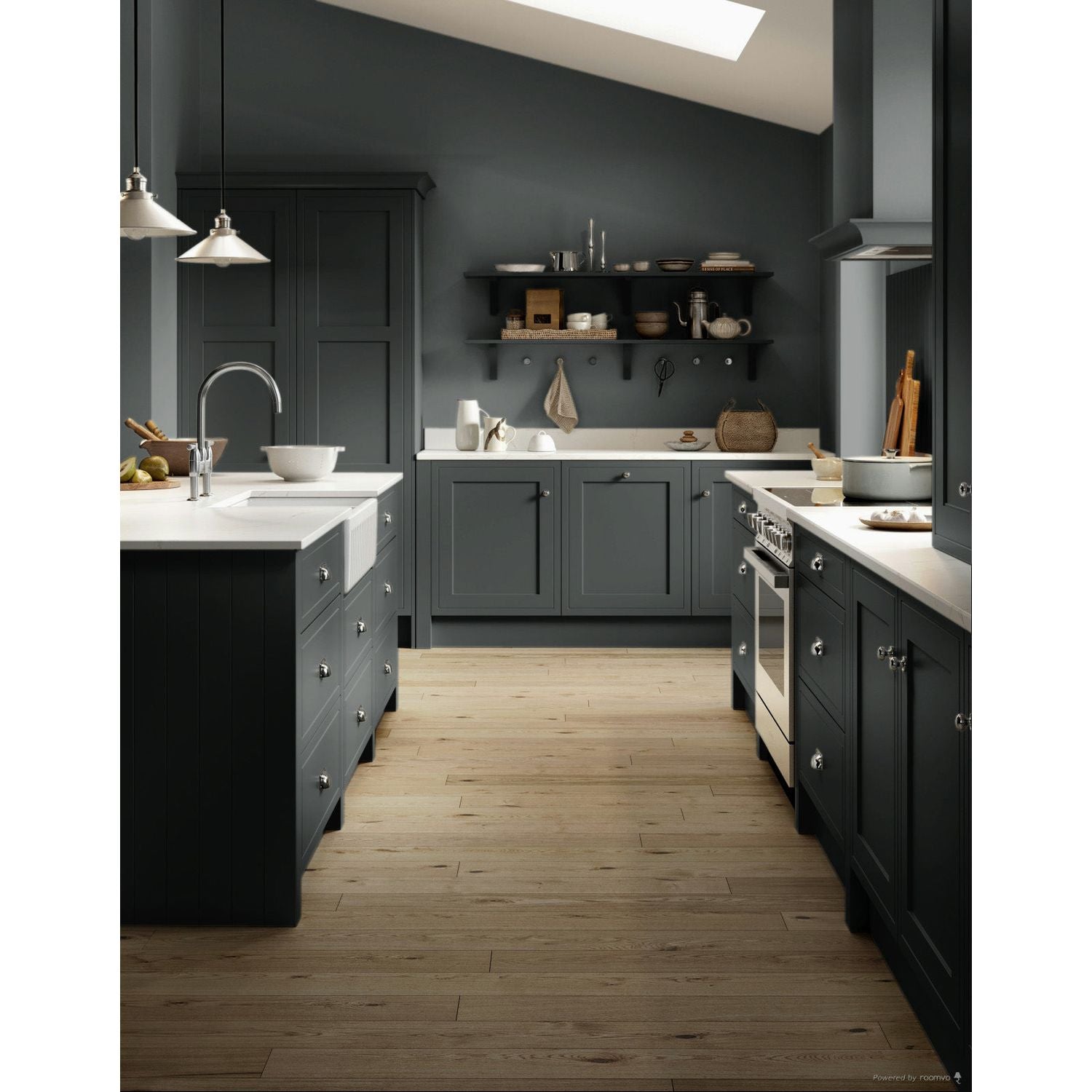 Farrow & Ball Beetle Black No. G16 paint, duvallatelier.com