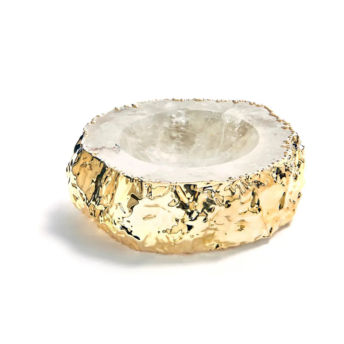 Cascita Bowl, Crystal & Gold