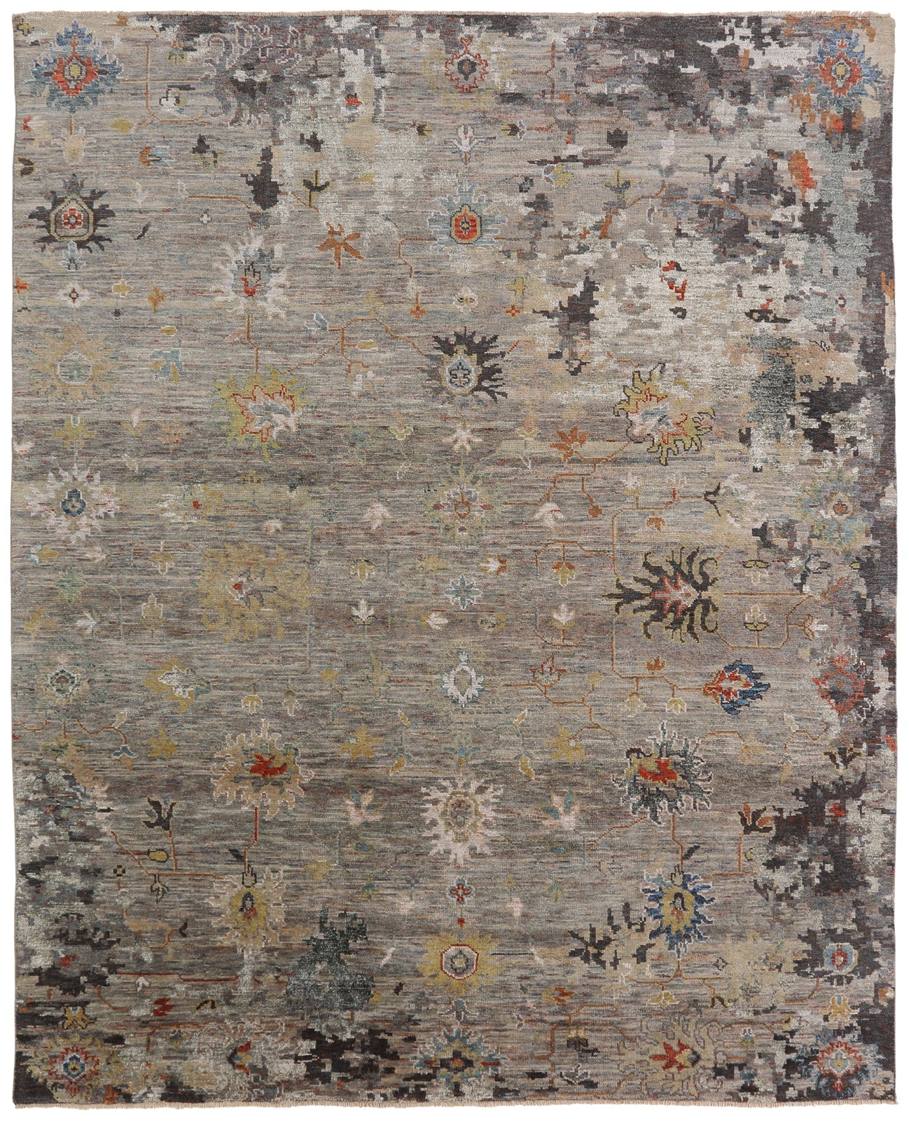 MODERN OUSHAK in GREYS RUG/RUNNER
