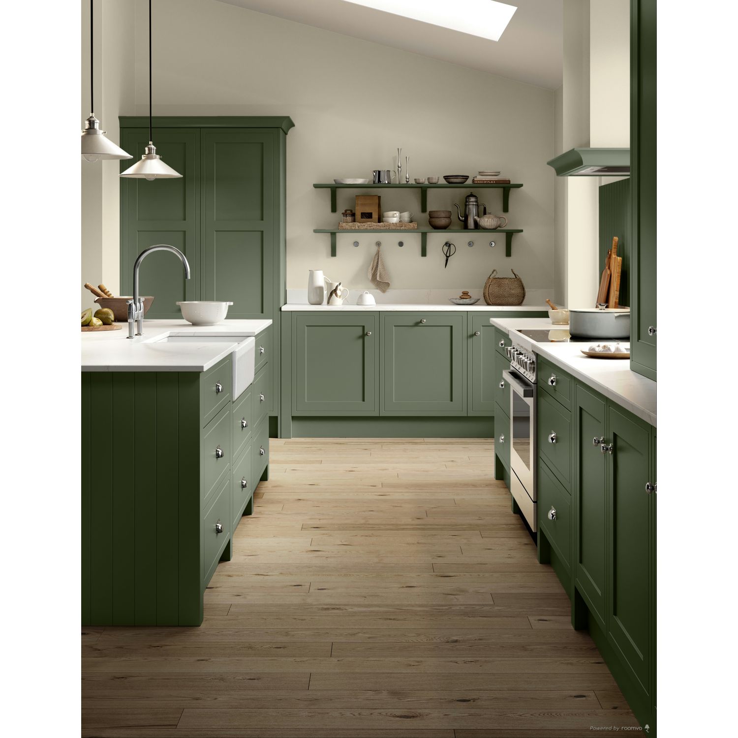 Farrow & Ball Card Room Green No. 79, duvallatelier.com