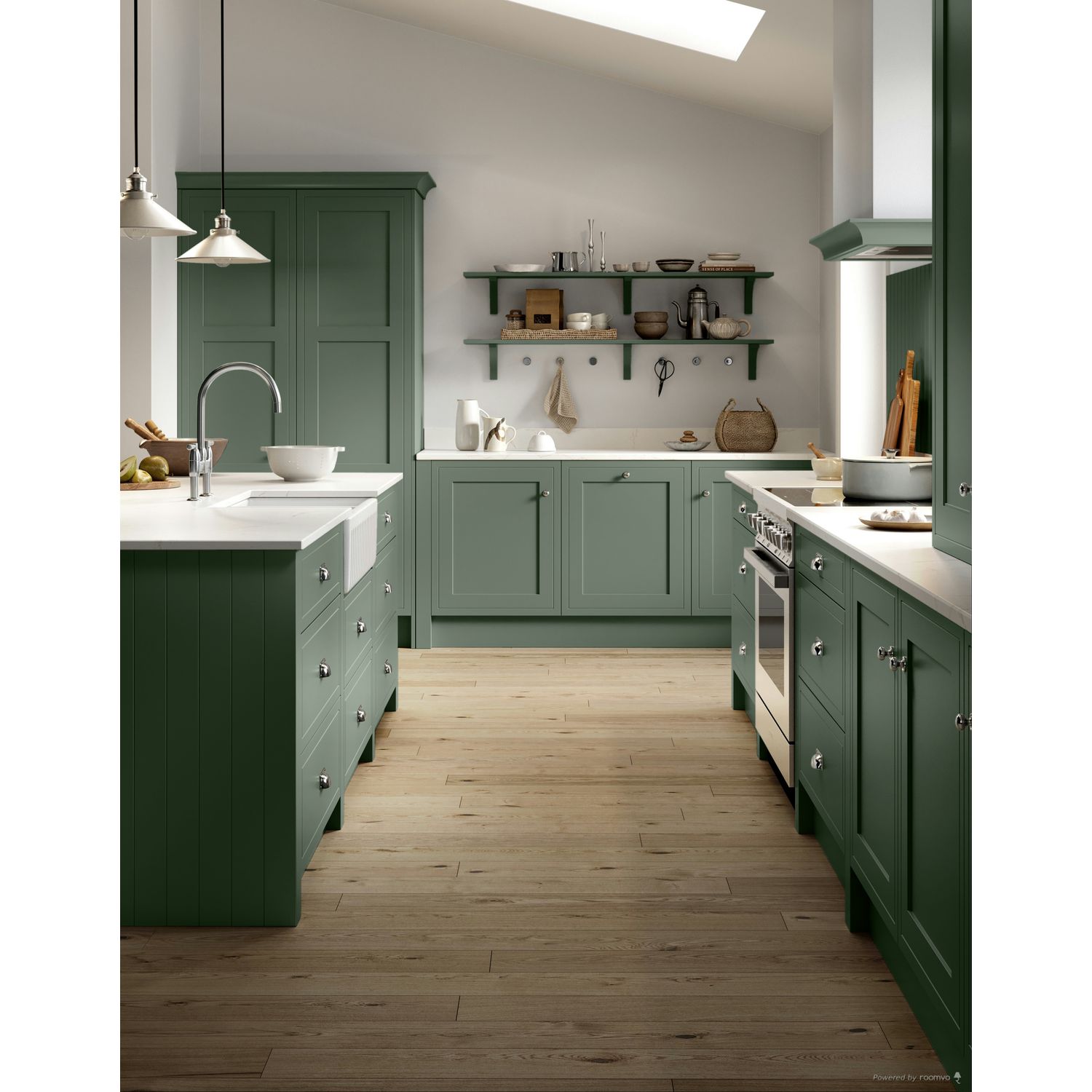 Farrow & Ball Castle Gray No. 92 paint, duvallatelier.com