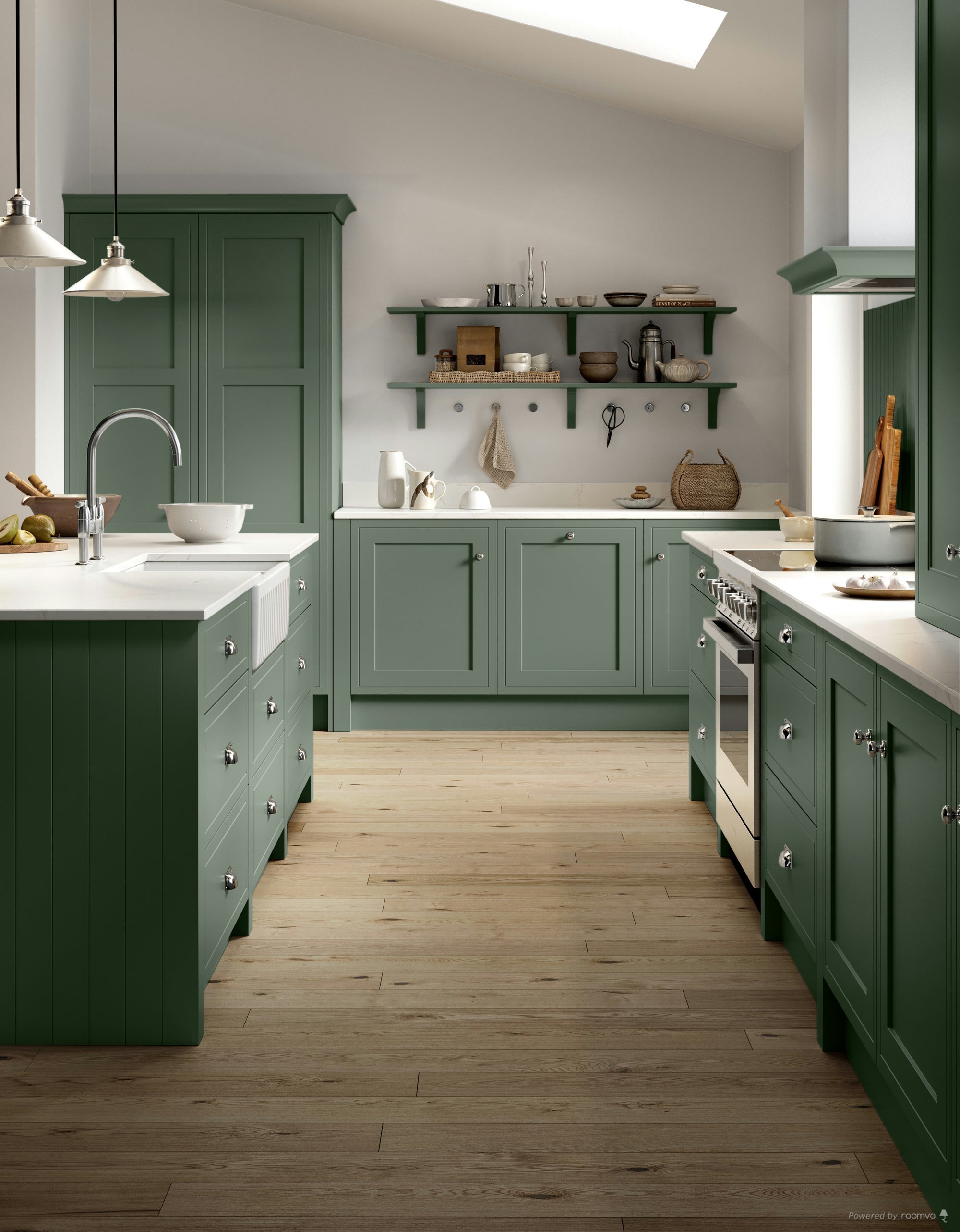 Farrow & Ball Castle Gray No. 92 paint, duvallatelier.com