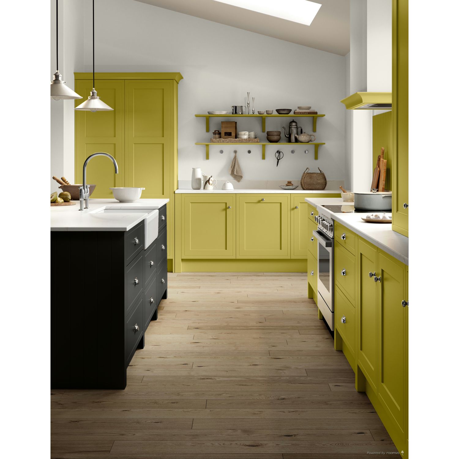 Farrow &amp; Ball Citrona Yellow No CC3 paint, duvallatelier.com