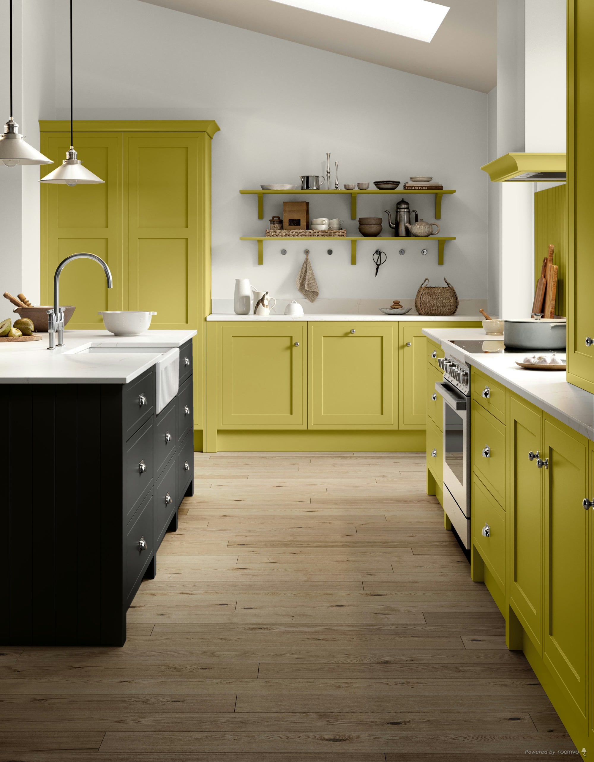 Farrow &amp; Ball Citrona Yellow No CC3 paint, duvallatelier.com