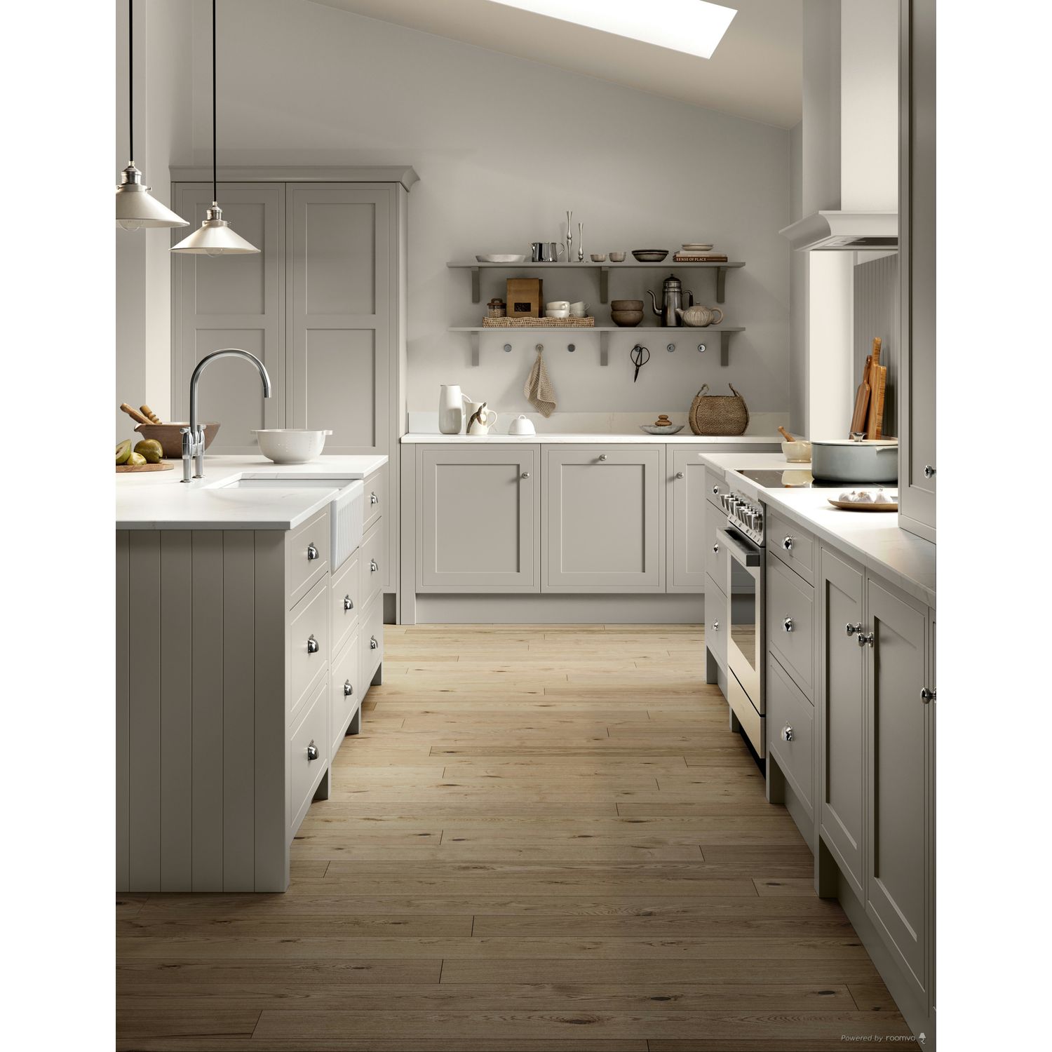 Farrow & Ball Cornforth White No. 228 paint, duvallatelier.com