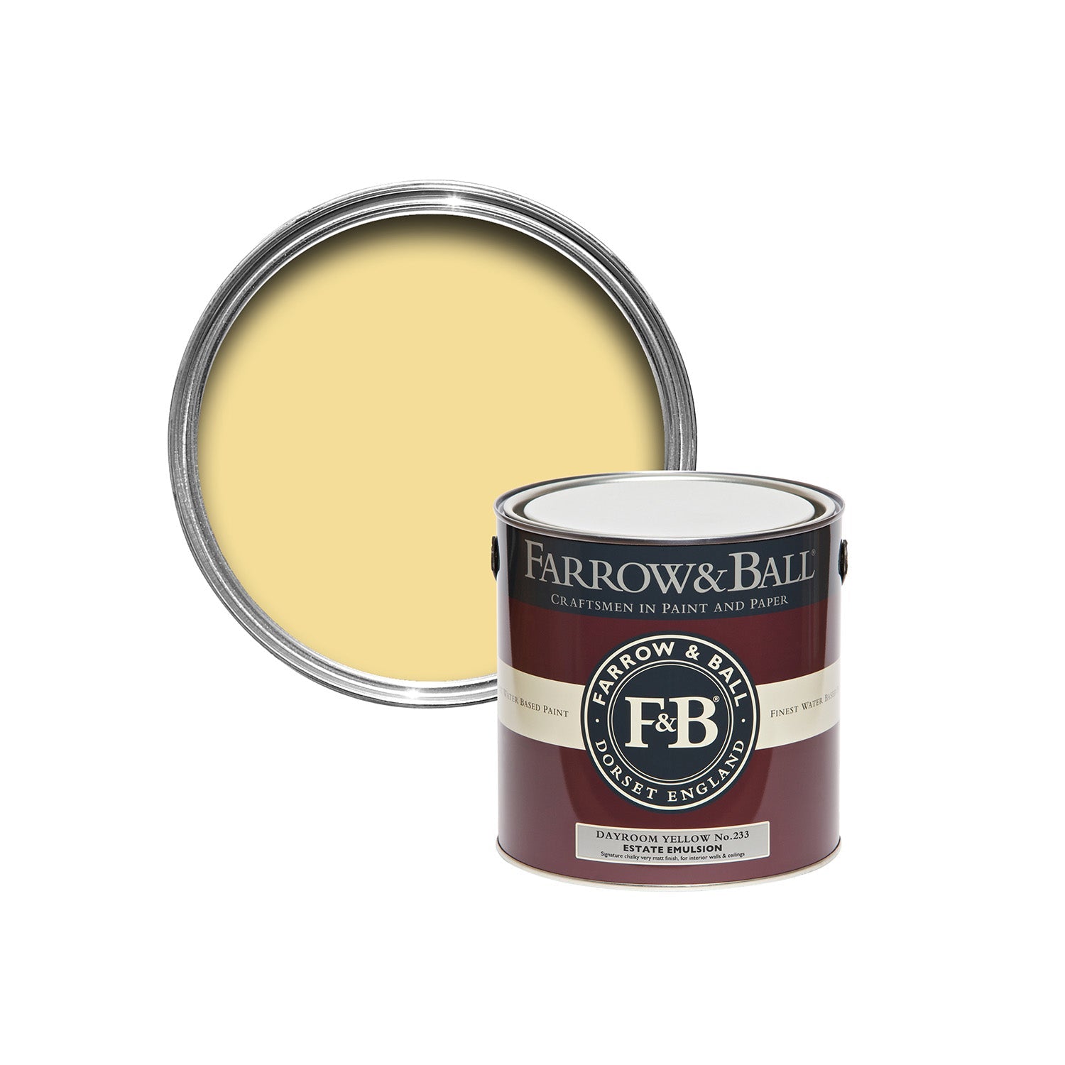 Farrow &amp; Ball Dayroom Yellow No. 233 Sample Pot, duvallatelier.com