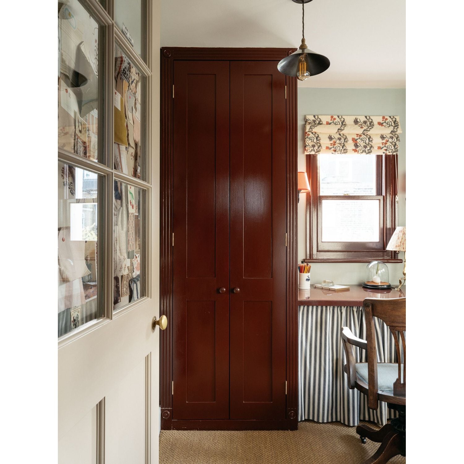 Farrow & Ball Deep Reddish Brown No. W101 paint, duvallatelier.com