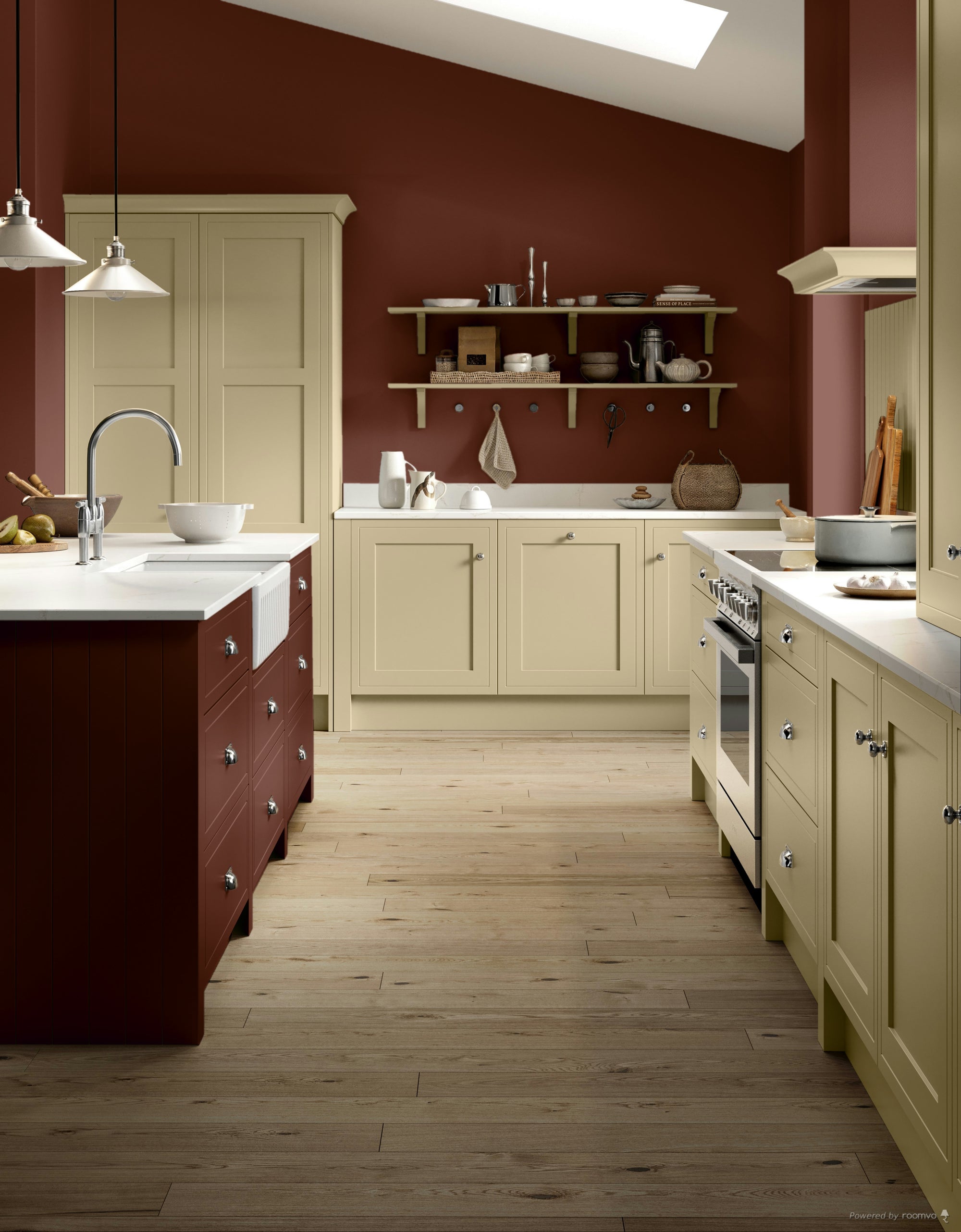 Farrow & Ball Deep Reddish Brown No. W101 paint, duvallatelier.com