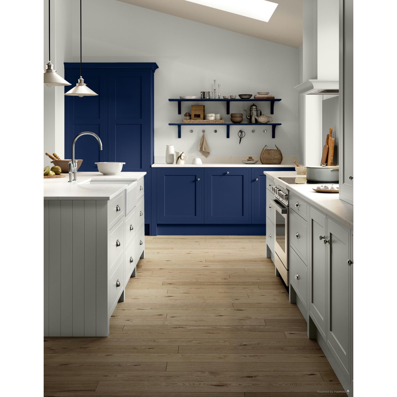 Farrow & Ball Drawing Room Blue No. 253 paint, divallatelier.com