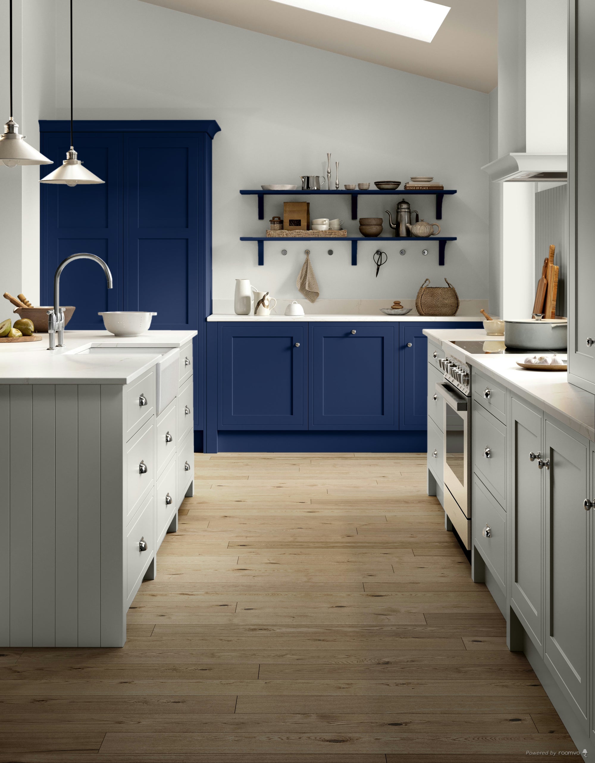 Farrow &amp; Ball Drawing Room Blue No. 253 paint, divallatelier.com