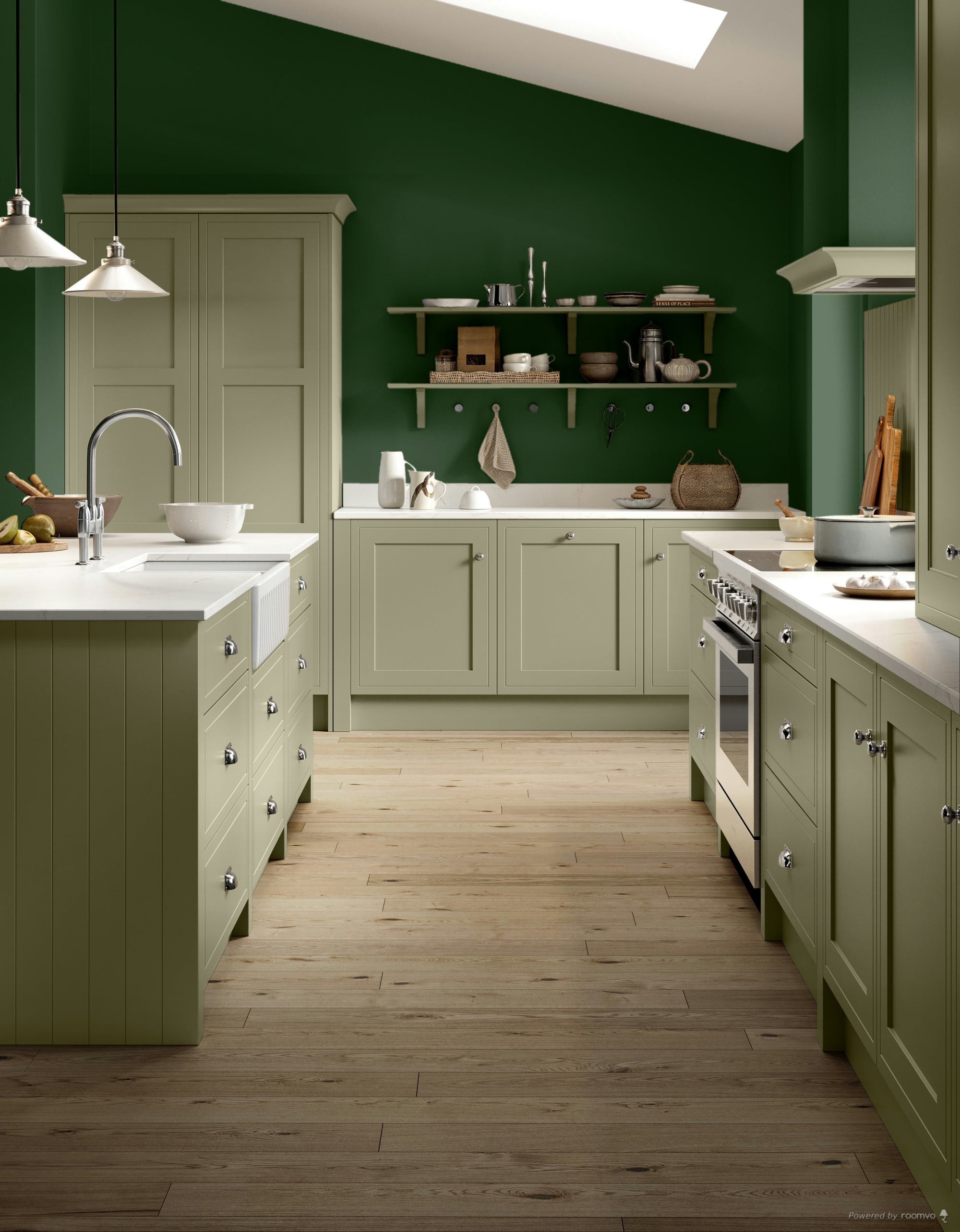 Farrow & Ball Duck Green No. W55 paint, duvallatelier.com