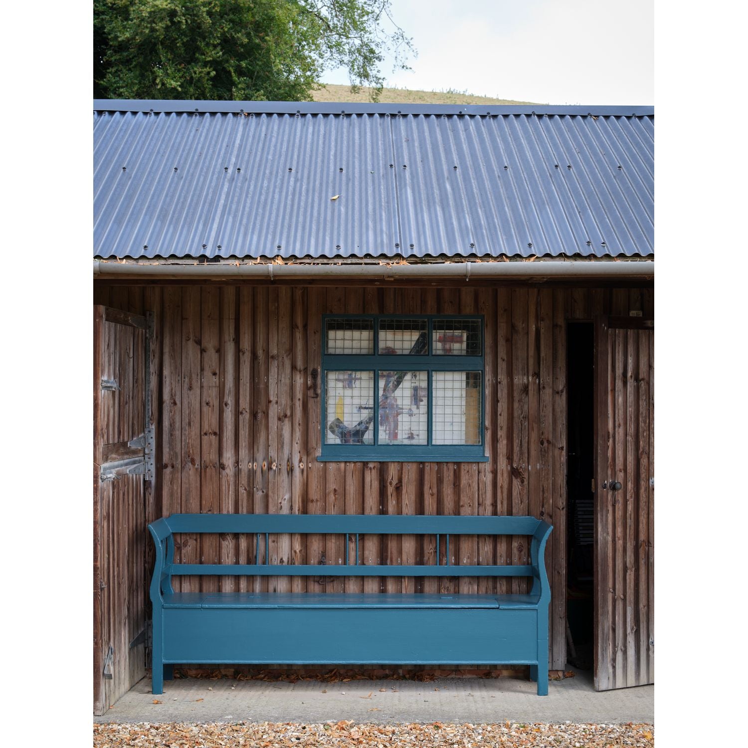 Farrow &amp; Ball Coppice Blue No. G9 paint, duvallatelier.com