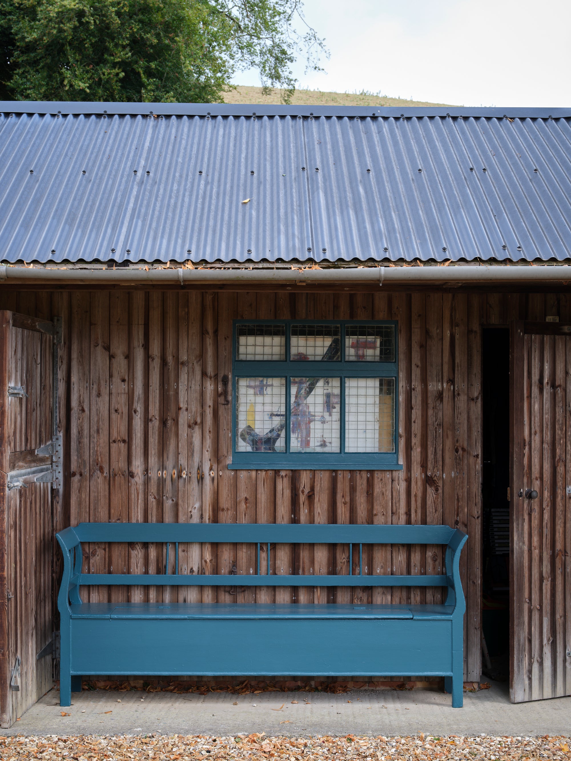 Farrow &amp; Ball Coppice Blue No. G9 paint, duvallatelier.com