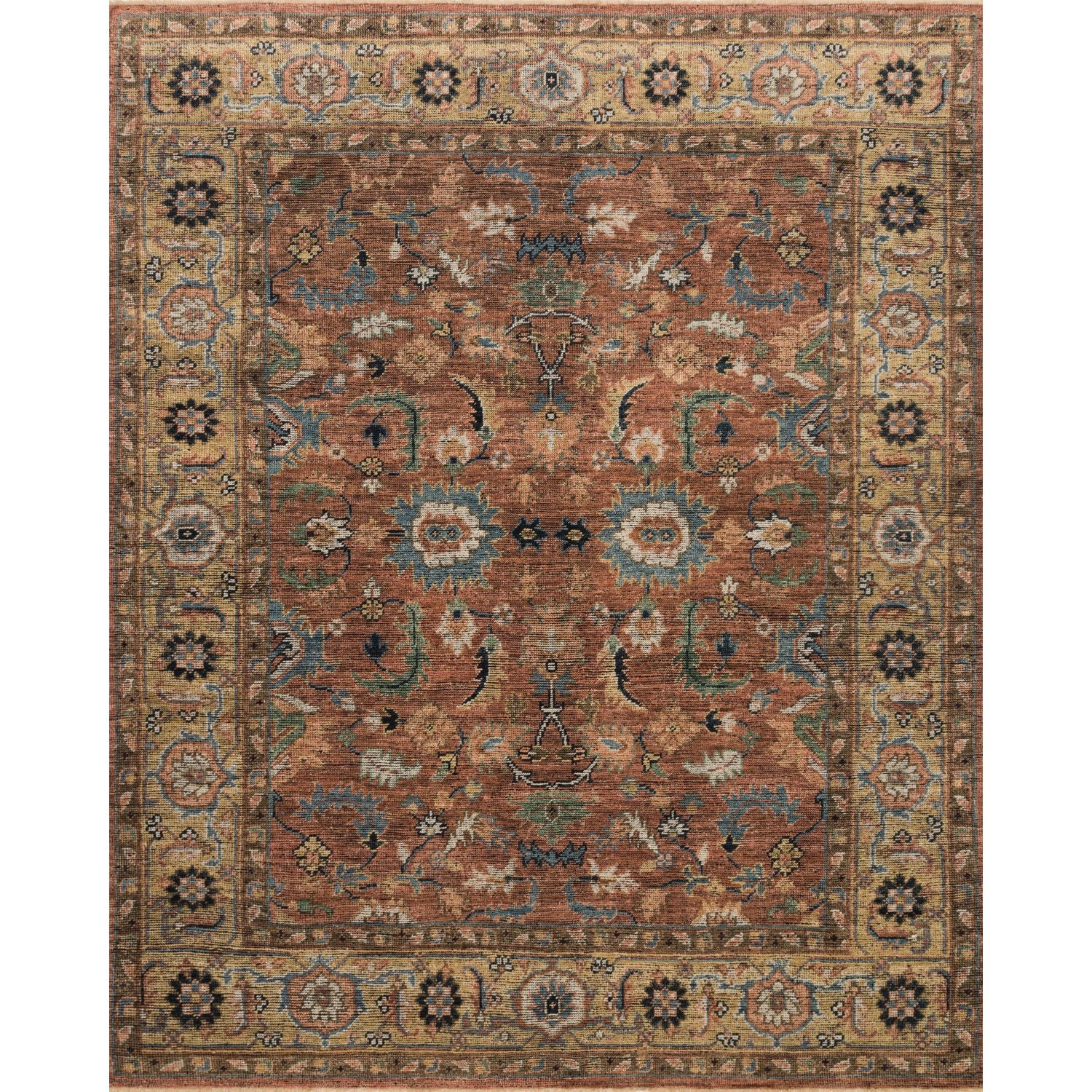 HEIRLOOM BRICK-SAND RUG, duvallatelier.com