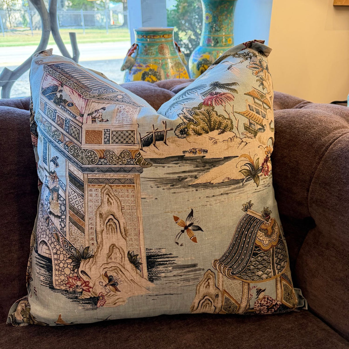 ATELIER COLLECTION PILLOW- GRAND PALACE PILLOW, duvallatelier.com
